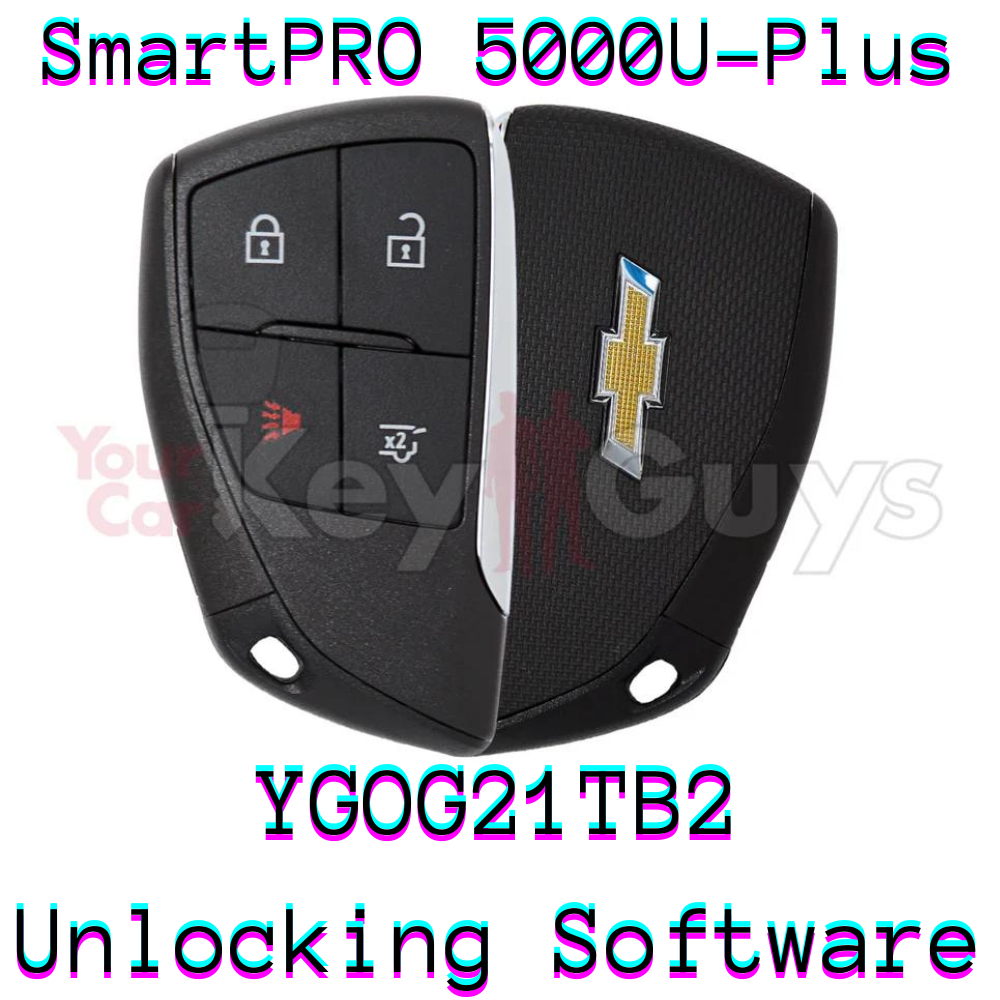 SmartPro 5000U Smart Key Unlocking Software Chevrolet YGOG21TB2 4B Hatch