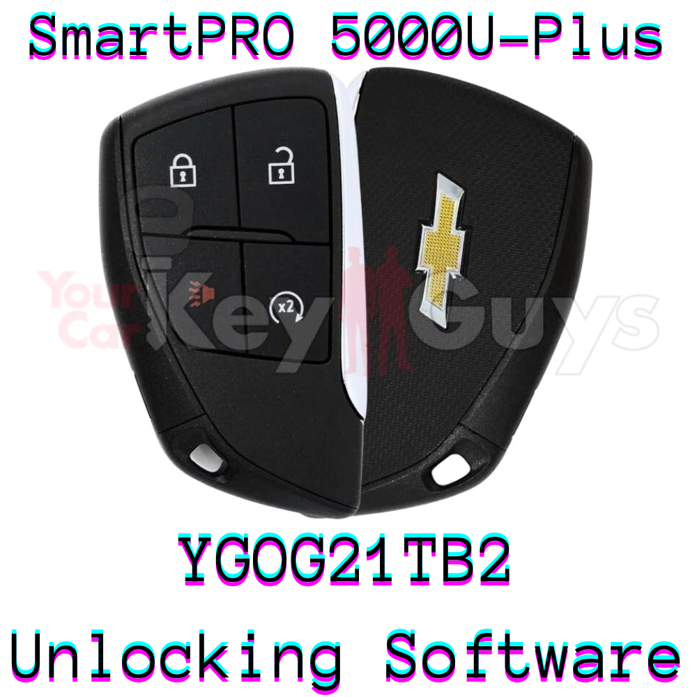 SmartPro 5000U Smart Key Unlocking Software Chevrolet YGOG21TB2 4B Remote Start