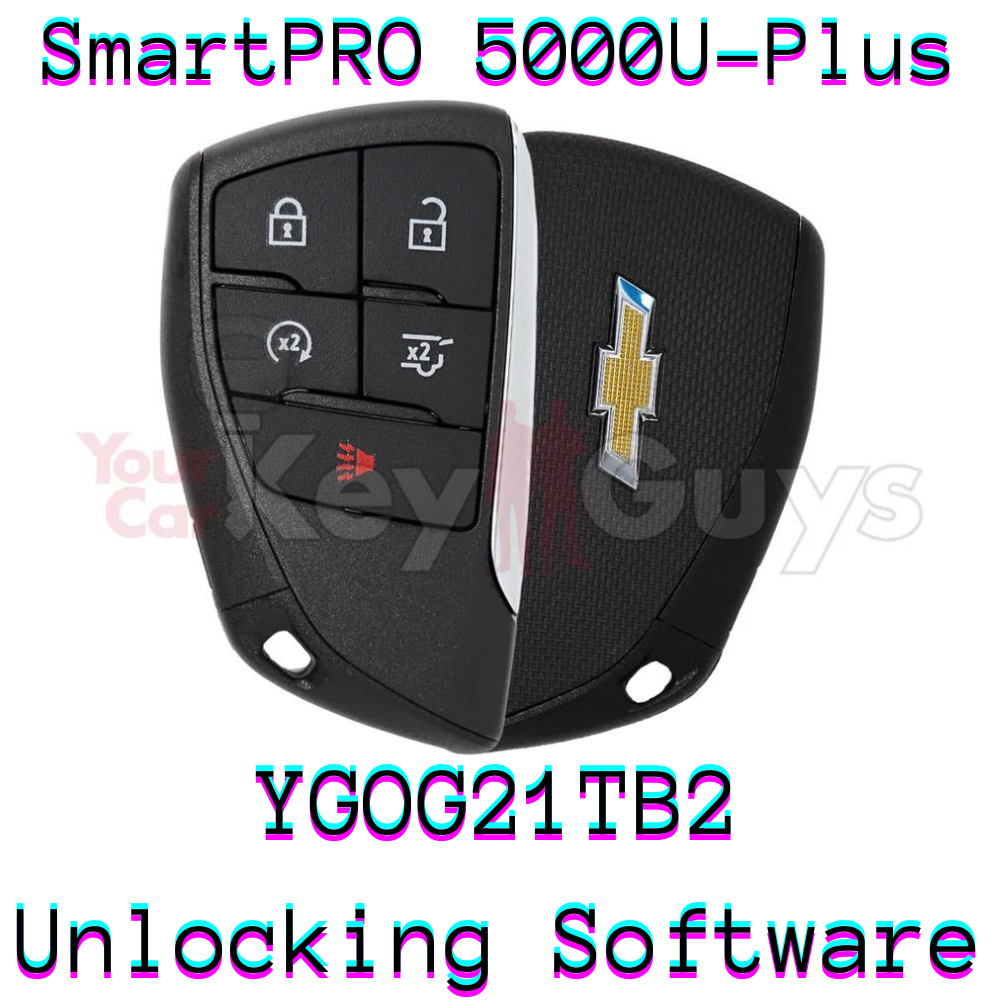 SmartPro 5000U Smart Key Unlocking Software Chevrolet YGOG21TB2 5B Hatch