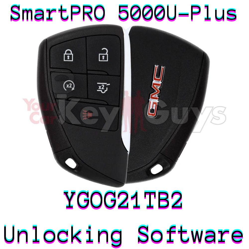 SmartPro 5000U Smart Key Unlocking Software GMC YG0G21TB2 5B Hatch