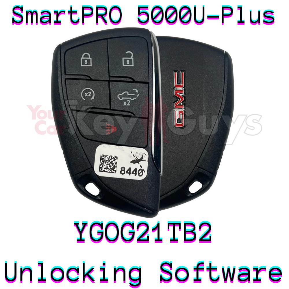 SmartPro 5000U Smart Key Unlocking Software GMC YG0G21TB2 5B Tailgate