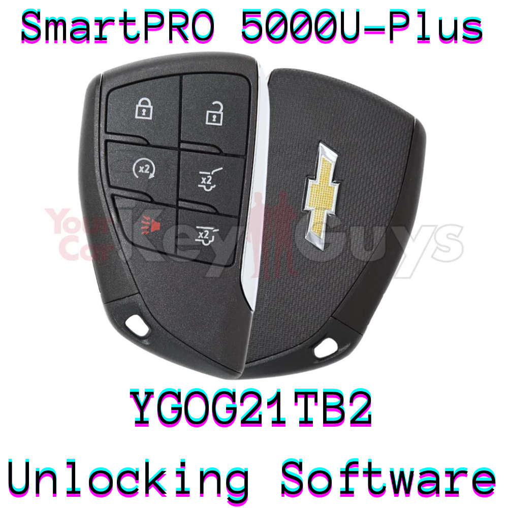 SmartPro 5000U Smart Key Unlocking Software Chevrolet YGOG21TB2 6B Hatch Glass