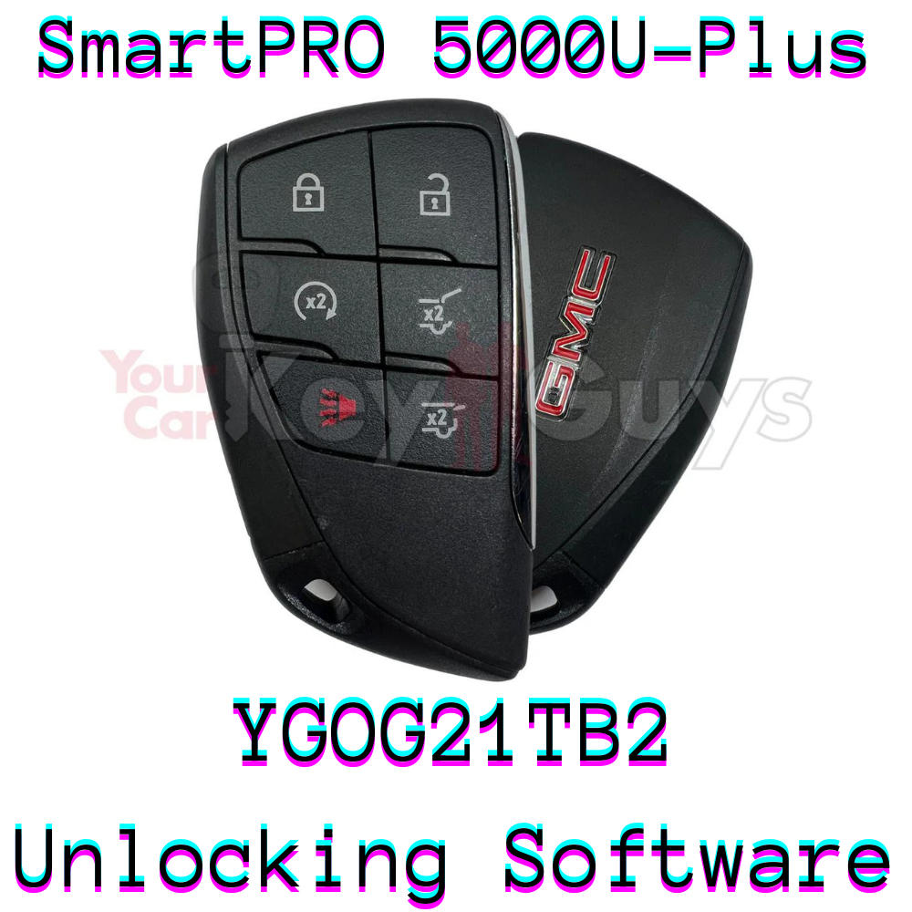 SmartPro 5000U Smart Key Unlocking Software GMC YG0G21TB2 6B Hatch ...