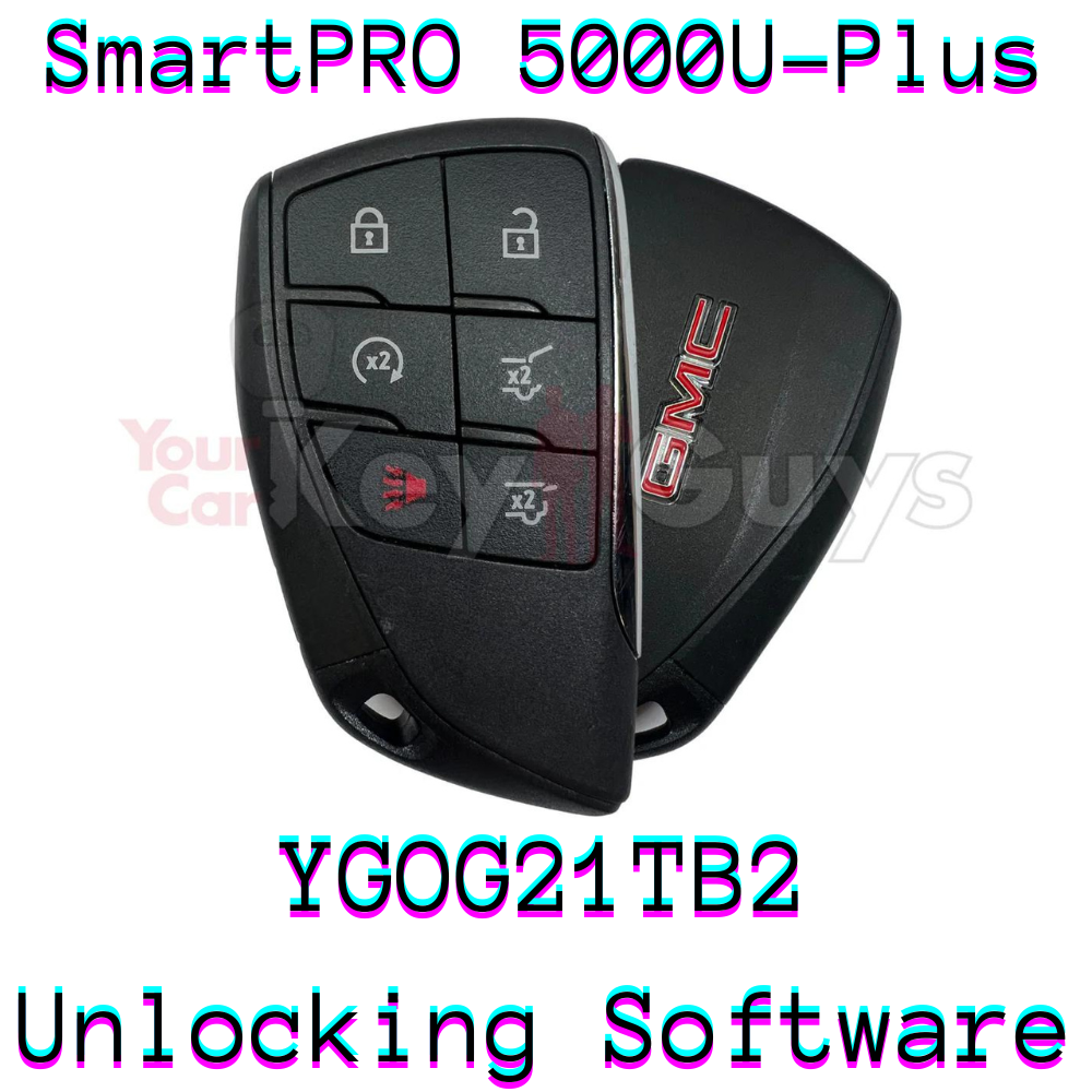 SmartPro 5000U Smart Key Unlocking Software GMC YG0G21TB2 6B Hatch