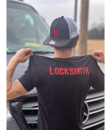 Your Car Key Guys Black Locksmith T-Shirt W/ YCKG Logo on Left Breast