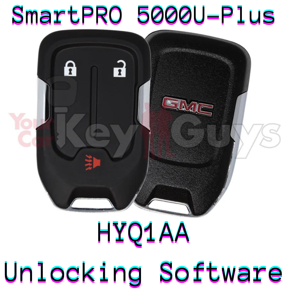 SmartPro 5000U Smart Key Unlocking Software GMC HYQ1AA 3B