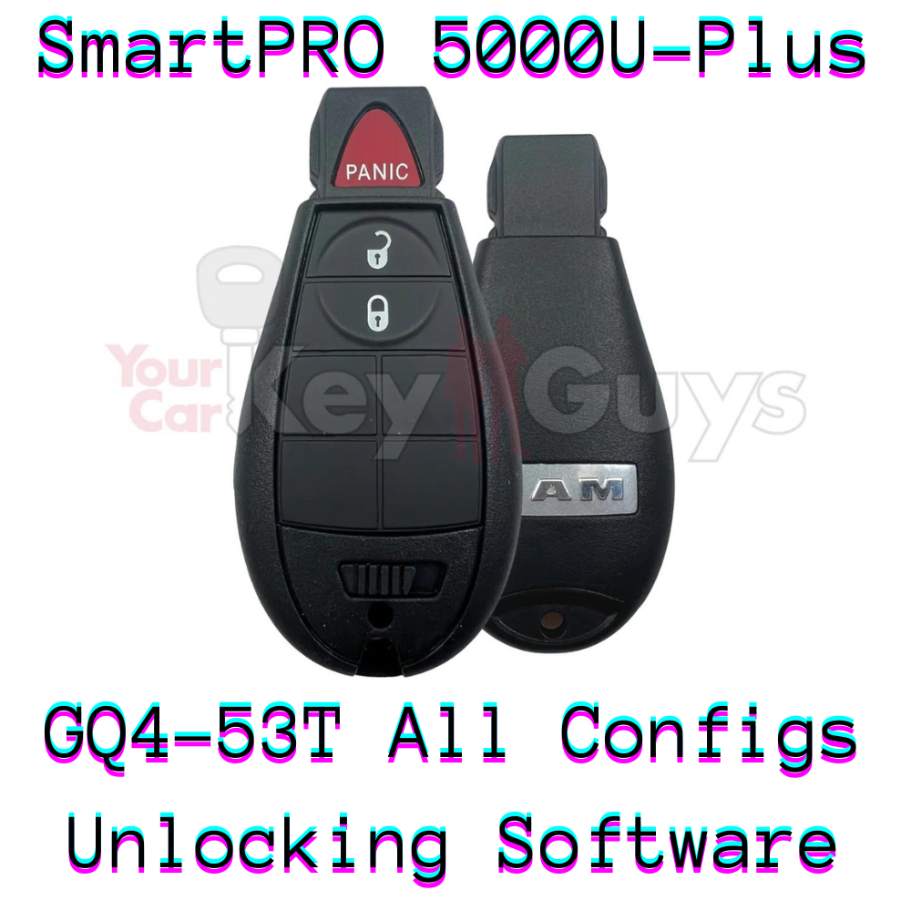 SmartPro 5000U Smart Key Unlocking Software RAM GQ4-53T All Button Con ...