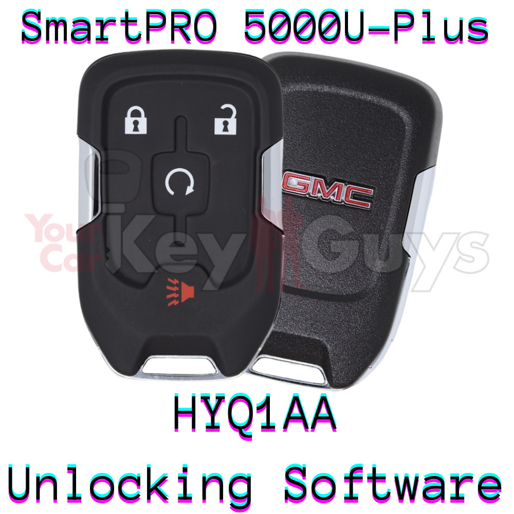 SmartPro 5000U Smart Key Unlocking Software GMC HYQ1AA 4B Remote Start