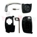 SHELL Replacement for Hyundai Sonata Flip Key 4B Trunk 4F16