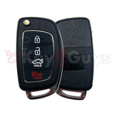 SHELL Replacement for Hyundai Sonata Flip Key 4B Trunk 4F16