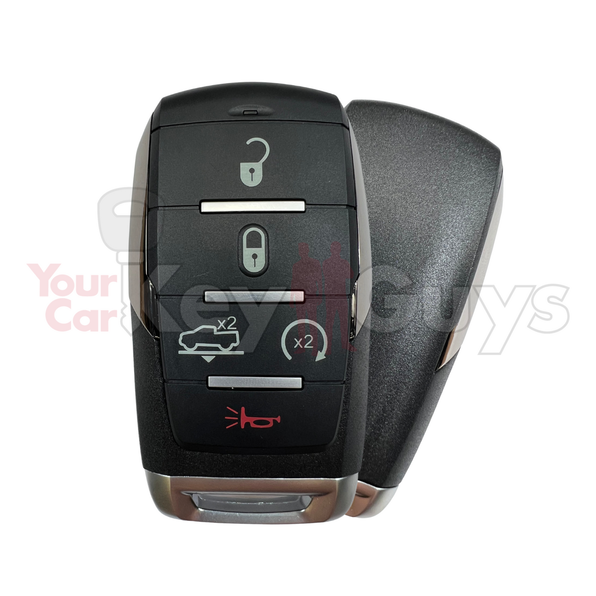Rambox Keys 2019-2024 RAM 1500 5B w/ Air Suspension Remote Start Smart Key OHT-488 ...