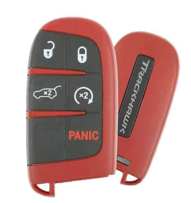Program Trailhawk Key 2018-2021 Jeep Trackhawk Red Key Full Power 5B Hatch Smart Key M3N-408 ...