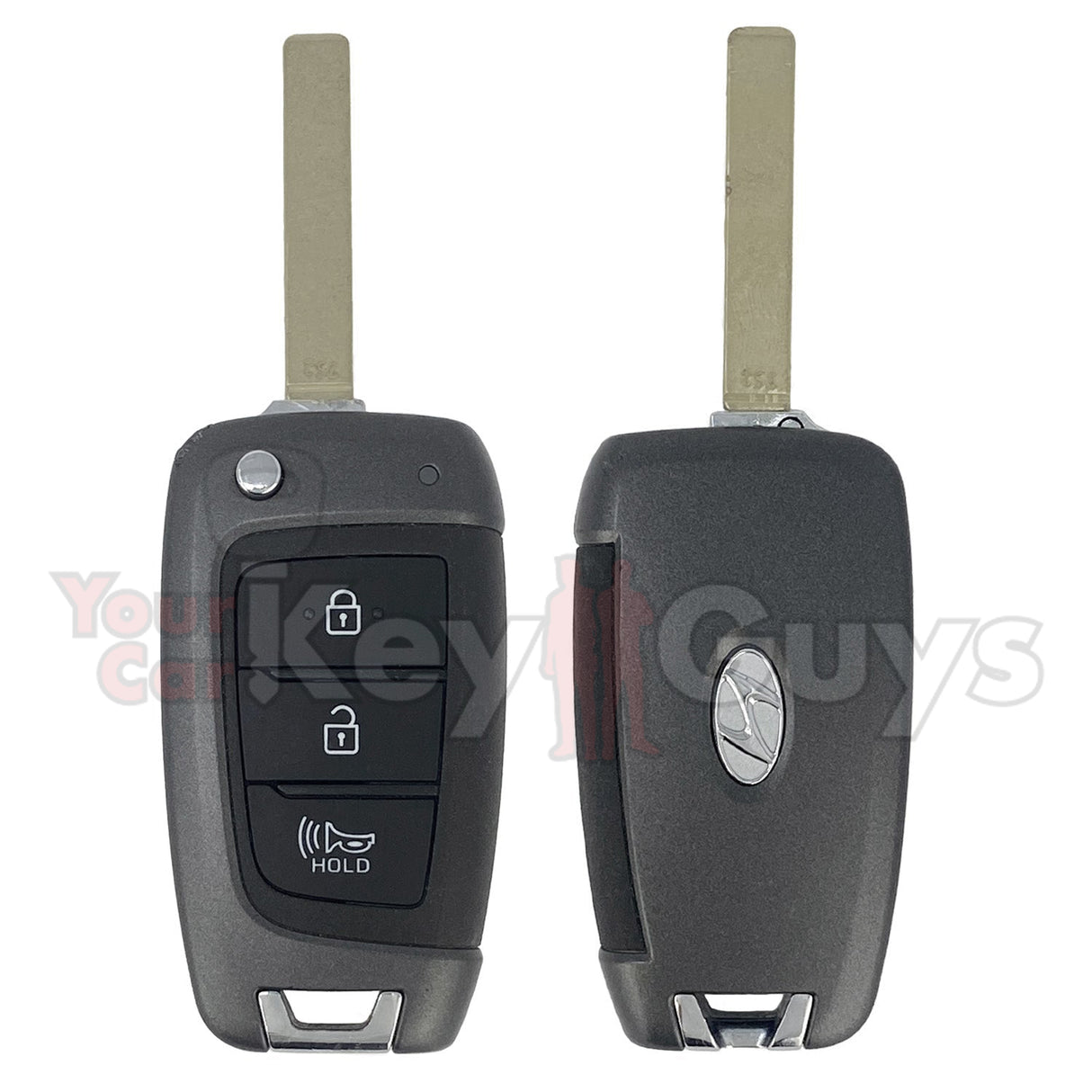 2021-2023 Hyundai Kona 3B Flip Key w/ Transponder J9400 2AV76-NMOK-451T