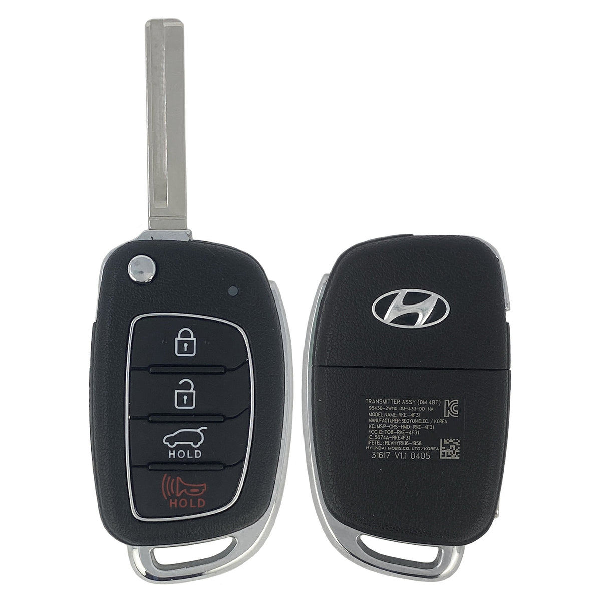 2015-2019 Hyundai Santa Fe 4B Hatch Flip Key TQ8-RKE-4F31