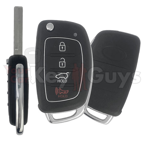 2015-2019 Hyundai Santa Fe 4B Hatch Flip Key TQ8-RKE-4F31