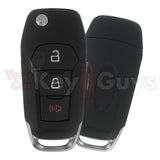 SHELL Replacement for 2015-2024 Ford Flip Key 3B HU101