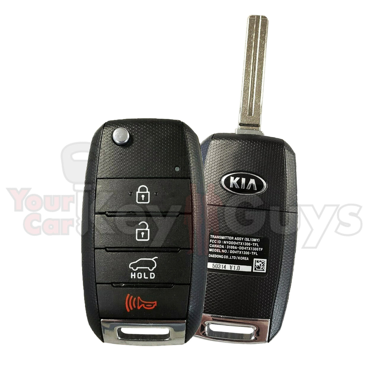 2014-2016 Kia Sportage 4B Hatch Flip Key NYODD4TX1306-TFL