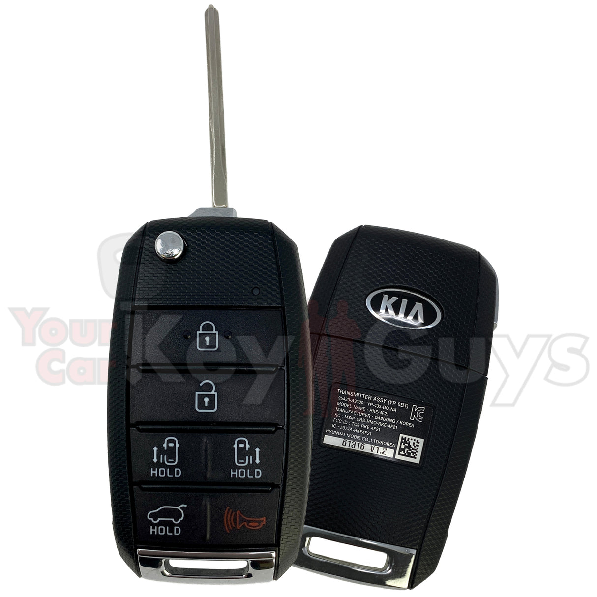 2015-2018 Kia Sedona 6B Van Sliding Door Flip Key TQ8-RKE-4F21 (YP 6BT)