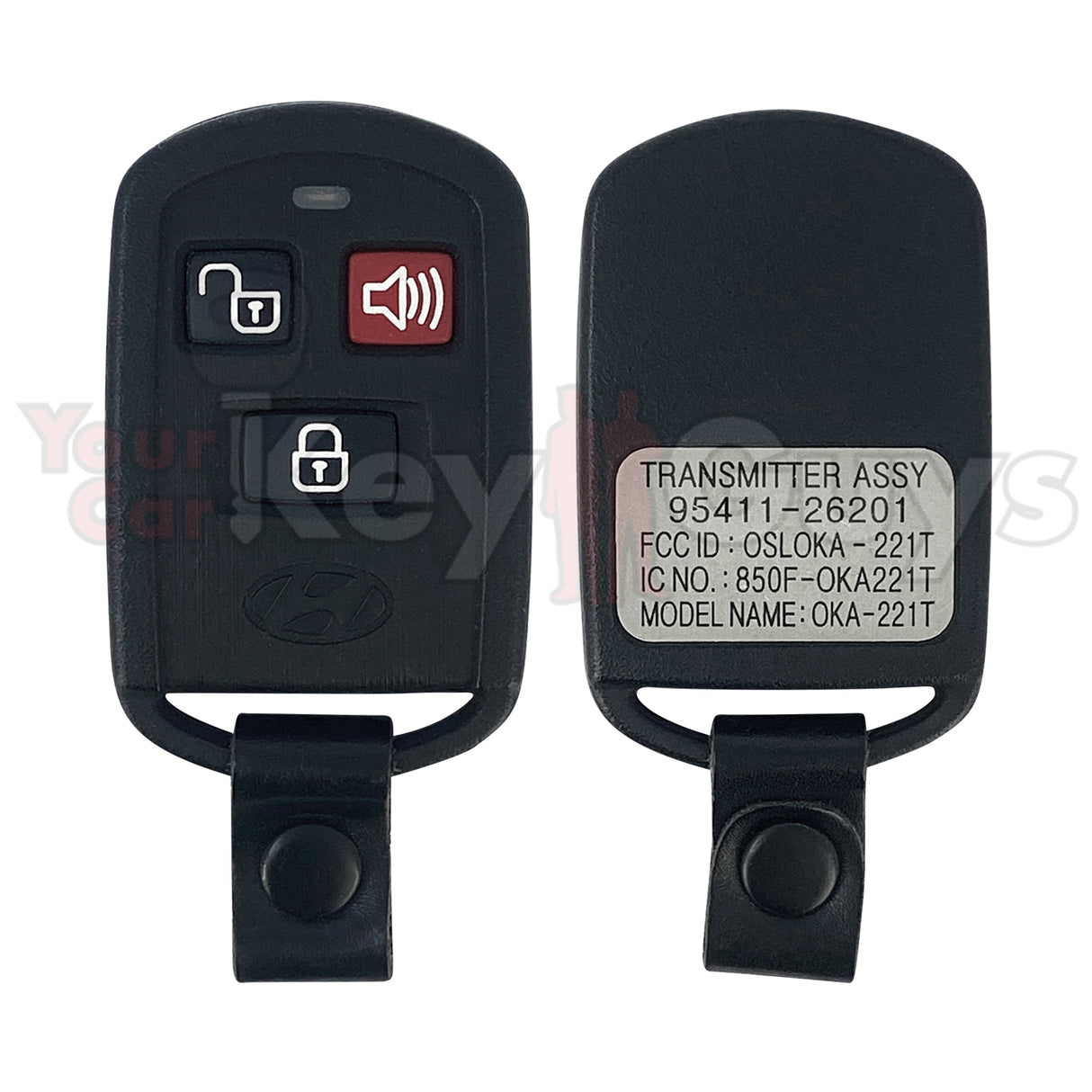 2002-2006 Hyundai Elantra | Santa Fe 3B Remote OSLOKA-221T